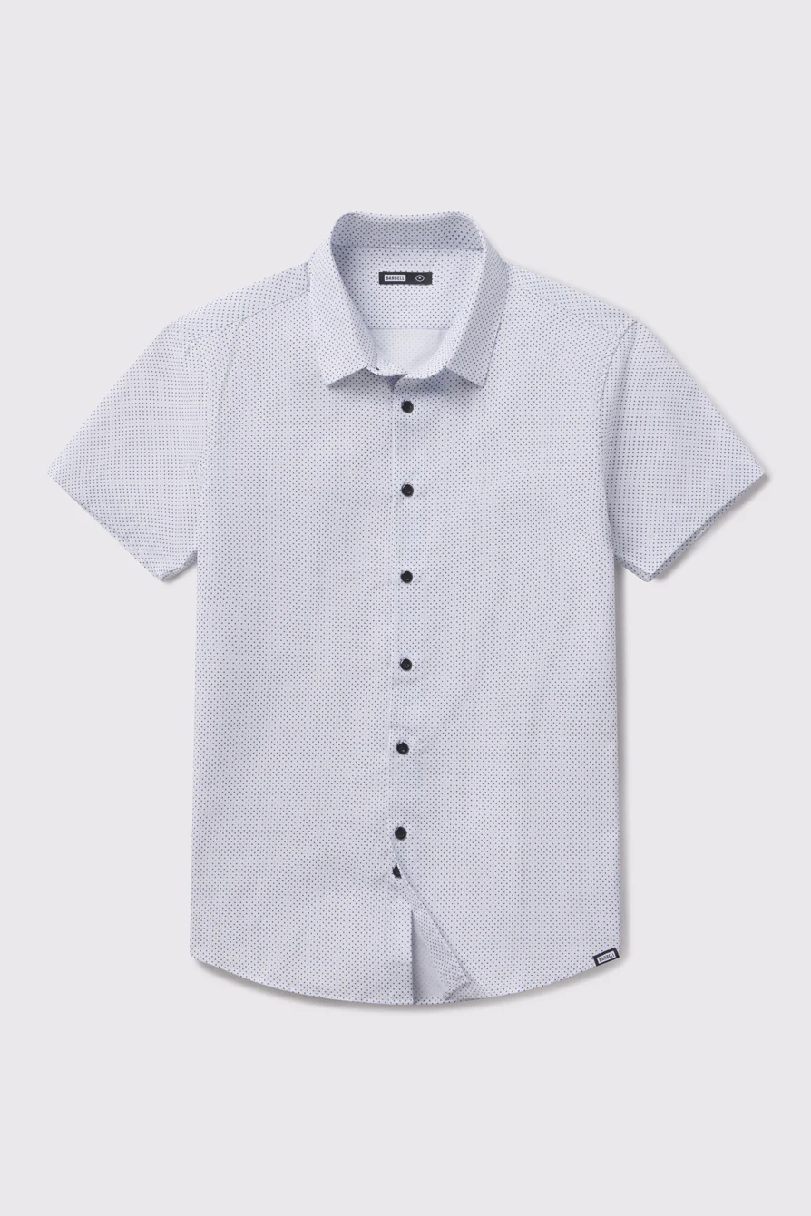Motive Pattern Short Sleeve Dress Shirt - Image 23
