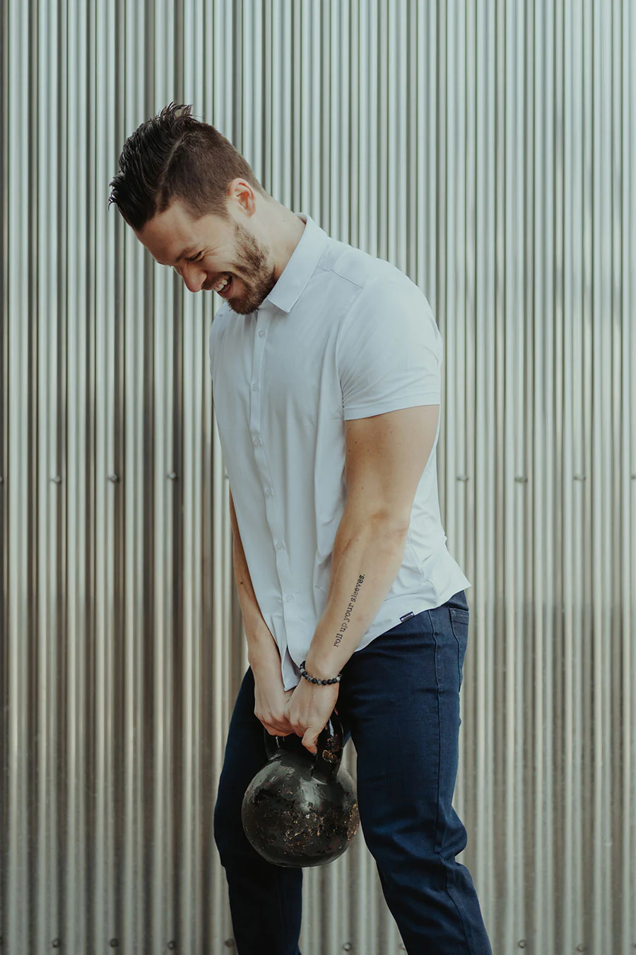 Motive Short Sleeve Dress Shirt - Image 22